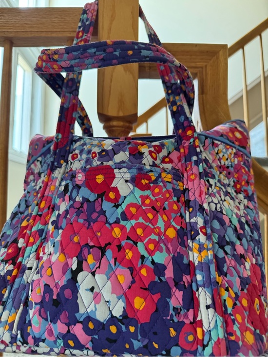 Vera Bradley Handbags - Vera Bradley Pink Floral Quilted Tote Bag with matching wallet